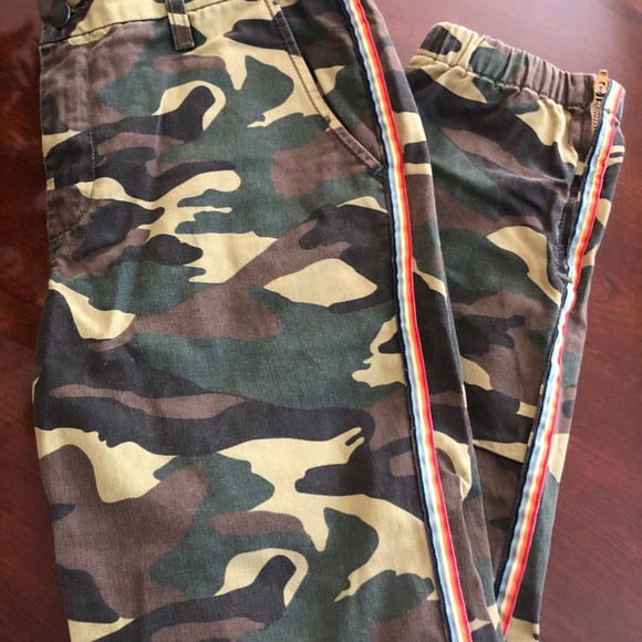 Sundry Camo Cotton Twill Zip Crop Jogger SIZE 27 - Picture 6 of 8